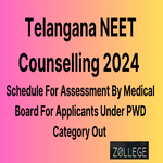 Telangana NEET Counselling Schedule For Assessment By Medical Board For Applicants Under PWD Category Out